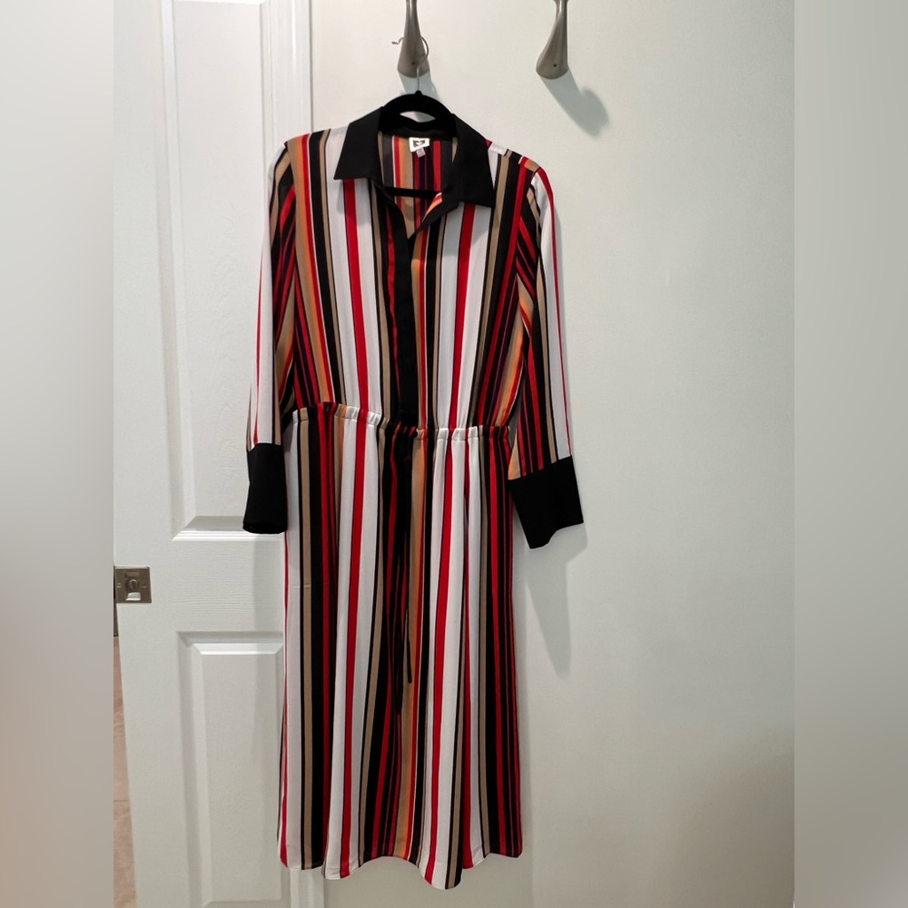 Anne Klein striped dress, size 12